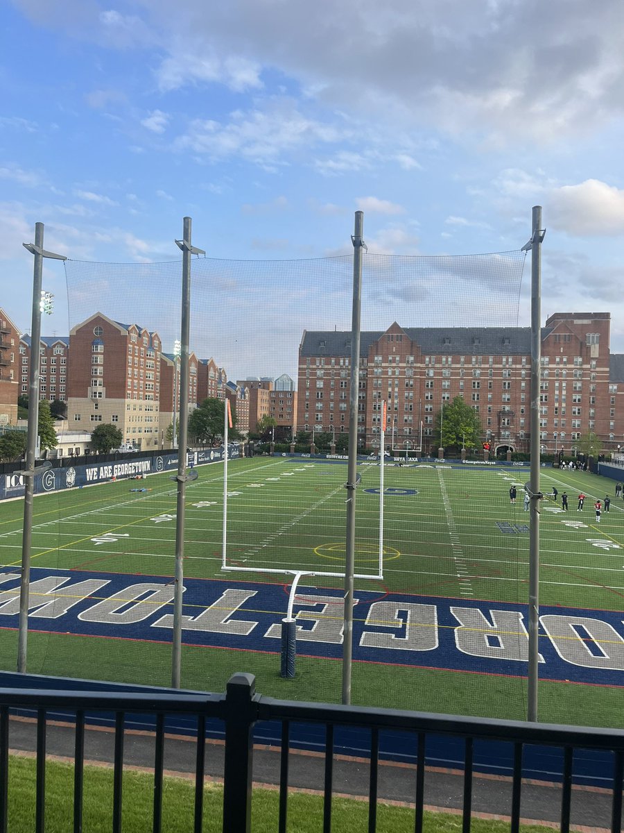 Great time back down @HoyasFB !! Thank you for the great hospitality! @CoachMartinESA
