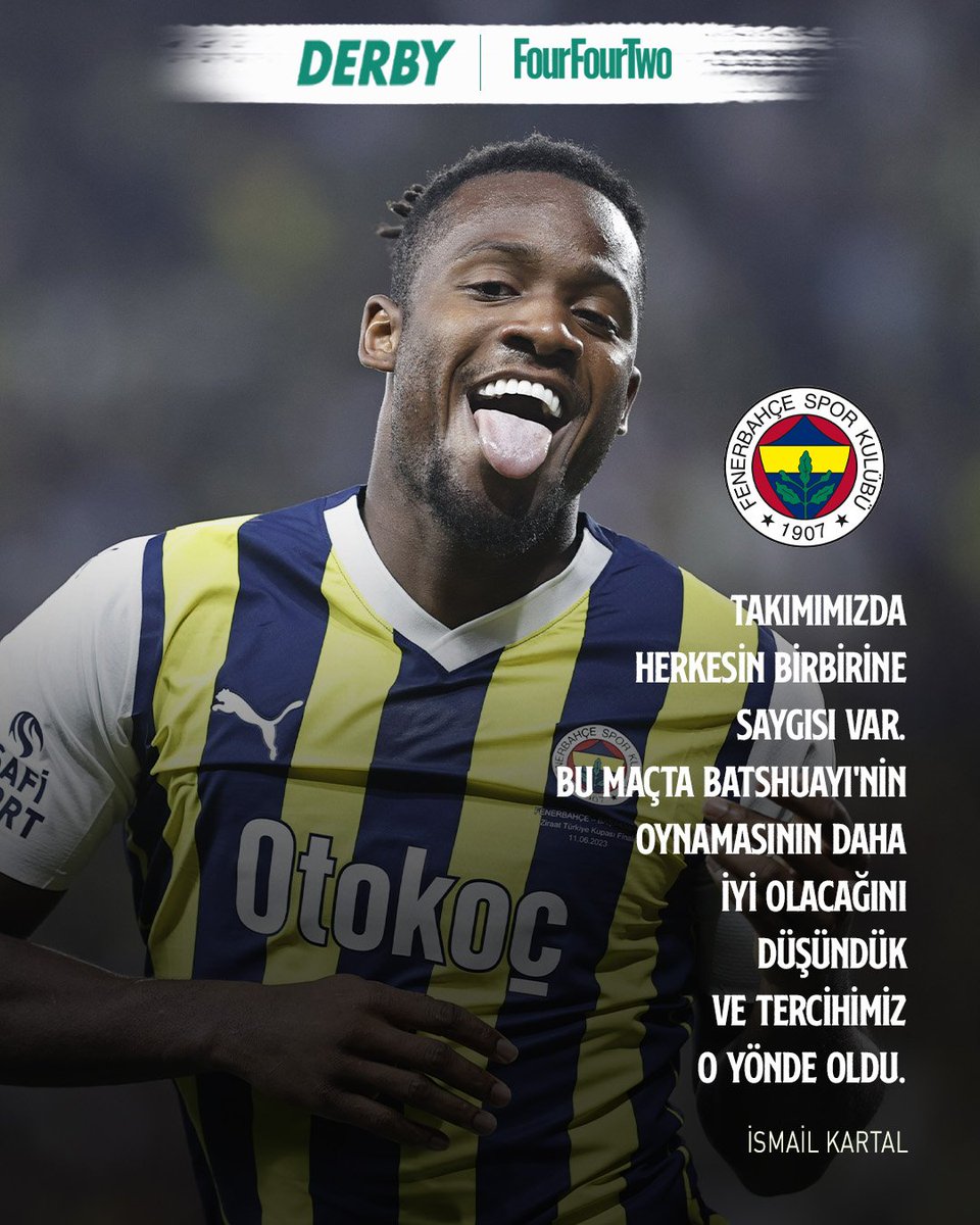 🟡🔵Fenerbahçe Teknik Direktörü İsmail Kartal, Beşiktaş karşısındaki ilk 11 tercihine değindi.

#VerbiDerby