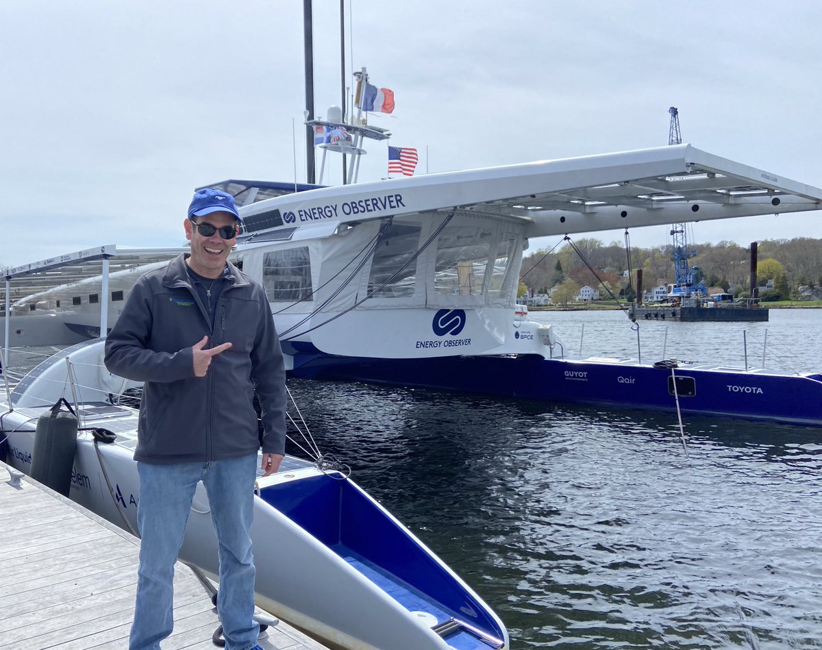 TechScale Solutions (@tech_scale) on Twitter photo Welcome <a href="/energy_observer/">Energy Observer</a> to <a href="/Tech_Scale/">TechScale Solutions</a>’s home port of Mystic, CT USA! So exciting to see a zero emission vessel in our backyard. #hydrogen #fuelcell #zeroemissions #climate #mystic @mysticseaport Welcome <a href="/energy_observer/">Energy Observer</a> to <a href="/Tech_Scale/">TechScale Solutions</a>’s home port of Mystic, CT USA! So exciting to see a zero emission vessel in our backyard. #hydrogen #fuelcell #zeroemissions #climate #mystic @mysticseaport
