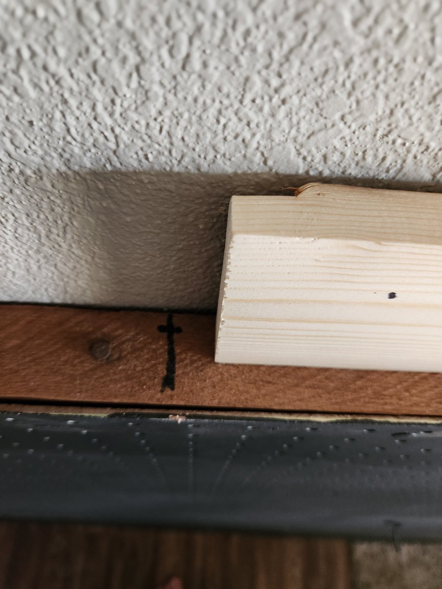 AkMezzoSoprano's tweet photo. A quick question for my favorite #WoodDaddyStack @LumberLaw so I'm trying to figure out how to scure a 8'x4' peg board to my wall. If ai nail/screw to this board halfway (~⅜"), will that be too close and cause the wood to split, especially once it bears all my yarn? https://t.co/IgrD7ZK5W1