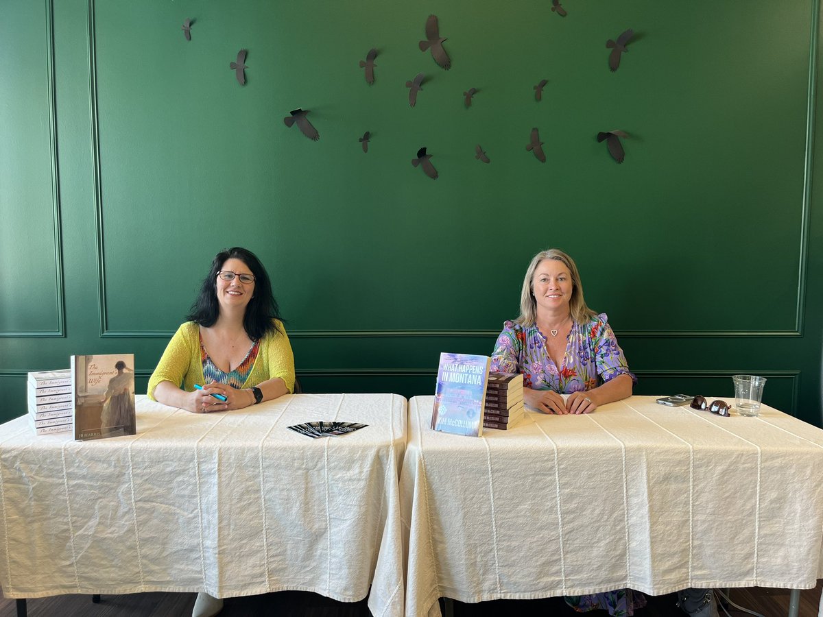 Loved arriving at Finch and Fern to hear they put out “the remainder” of our books for signing. The #books were already selling before we arrived! If you are from #sylvaniaoh and want an #autographed copy of #TheImmigrantsWife or #whathappensinmontana come in before 6:00pm!
#read