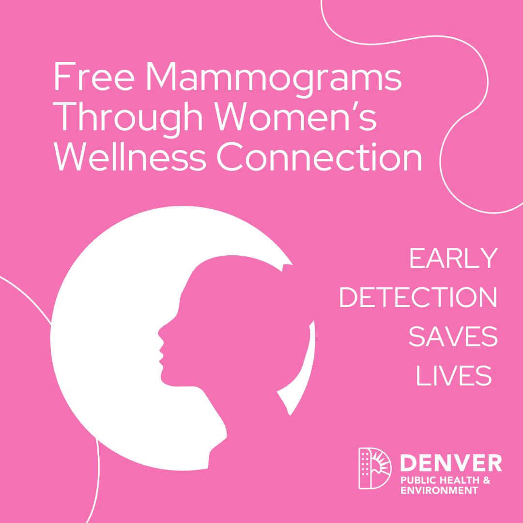 Mammograms can help find #BreastCancer early, when it is easier to treat. @CDPHE Women’s Wellness Connection offers free mammograms at clinics to those who qualify. Learn more about the program & schedule an appointment in #Denver at cdphe.colorado.gov/wwc-wisewoman/… #PublicHealth