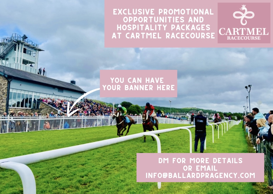🏇 Elevate Your Brand at Cartmel Racecourse! 🏇

Step into the winner’s circle with Cartmel Racecourse’s exclusive promotional opportunities

showcasecumbria.co.uk/?p=673

#CartmelRacecourse #PromotionalOpportunities #RacingSeason #DayAtTheRaces #BrandVisibility #Cartmel #GetInTouch