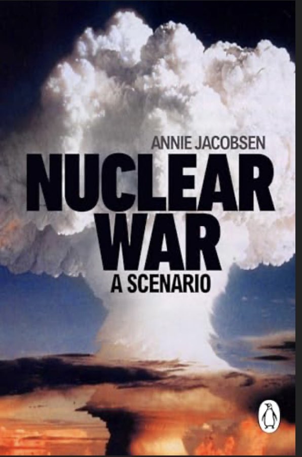 BrynMonk's tweet photo. Today’s read, from cover to cover. I may never be able to sleep again. #nuclearwar #nuclearmadness #Armageddon https://t.co/SanM2kirfc