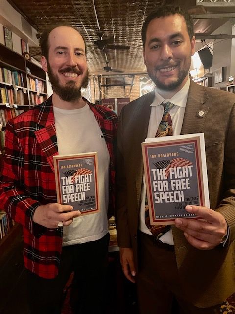 This Independent Bookstore Day, @luckiestguyles explains why he loves @bookclubbar. The combined bar and bookstore was the perfect place to launch his book The Fight for Free Speech: Ten Cases That Define Our First Amendment Freedoms. buff.ly/4bfGBTE