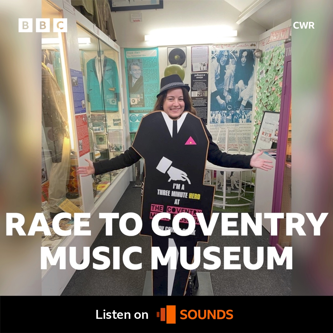 Melissa's race across the world to get to Coventry Music Museum. bbc.in/44ltUES
