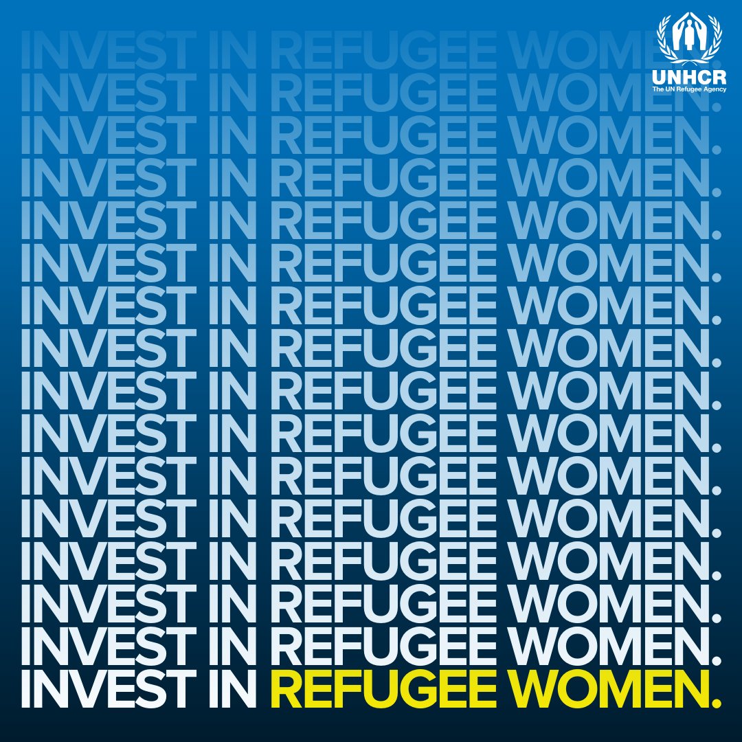 Engineers
Coders
Teachers
Scholars
Lawyers
Mechanics
Architects
Doctors
Nurses
Midwives
Advocates

Refugee women are building and rebuilding the world, and paving the way for a sustainable future.

We must #InvestInWomen if we want to live in a better world