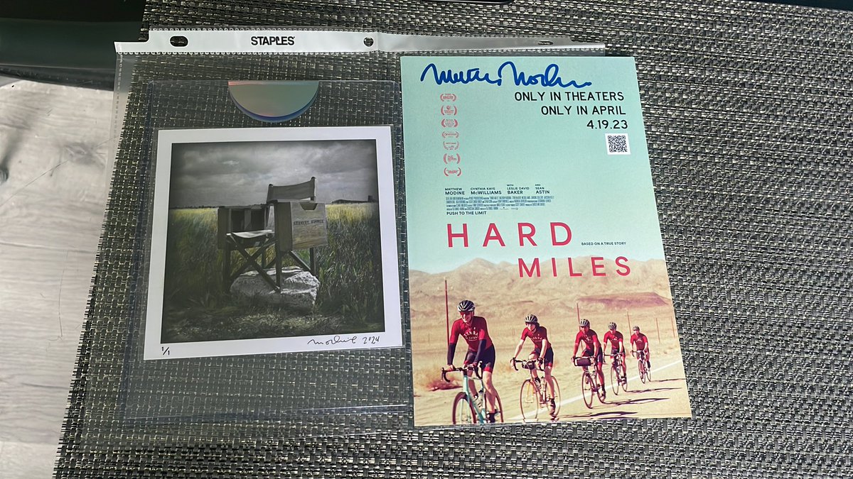 @MatthewModine received these today thank you so much for all you do