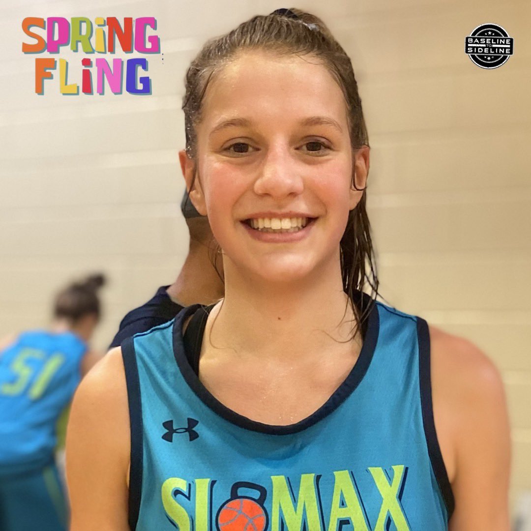 ‘25 Athena Vachtsevanos is a proficient scorer and a tenacious defender. She was exceptional earlier today with SI Max. #eyespringfling #btsreport
