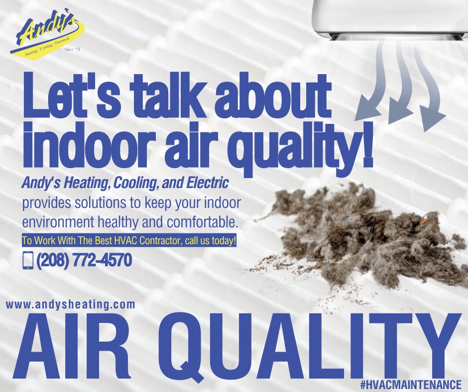 AndysHeating's tweet photo. To Work With The Best HVAC Contractor, call us today!
📞 Contact Us Today!
Please visit: https://t.co/bDtNTWXr2Y
.
.
.
#AndysHVAC #HVACMaintenance #DaltonGardens #Spokanehvac #Idahohvac #HeatingCooling #hvaclife #airconditioning #hvactechnician #hvacservice #hvactech https://t.co/CHk9CtDEQm