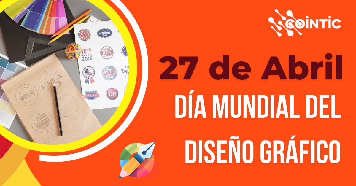 ¡Celebremos el Día Mundial del Diseño Gráfico juntos! 🌟🎨 ¡Hoy, honremos a todos los diseñadores gráficos que hacen posible que el mundo sea más hermoso y funcional! 🎉🖌️
👉 cointic.com.mx
📱 Contáctanos 55 7585 4565
#DíaMundialDelDiseñoGráfico #CreatividadSinLímites