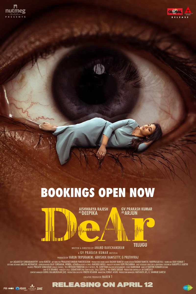 #Dear (2024) Streaming Now On @NetflixIndia . Available Audios 🔊: Tamil (Original), Telugu, Malayalam, Kannada , Hindi.