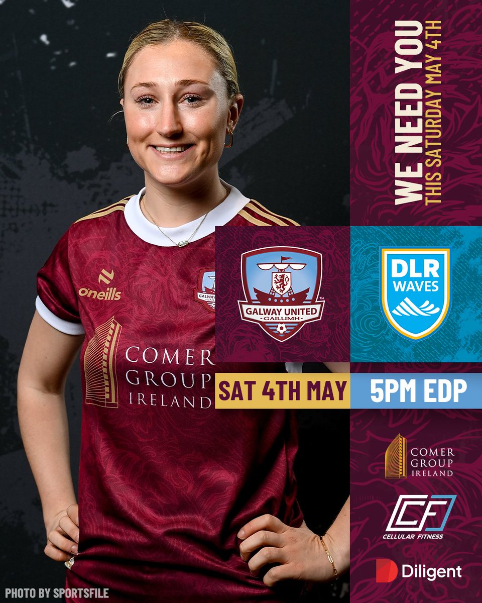 Massive game up next for our Senior Women's side as we look to break our own attendance record this Saturday in Eamonn Deacy Park 💪 FREE Tickets 👉 galwayunitedfc.ie/match-tickets/ #ItsATribalThing