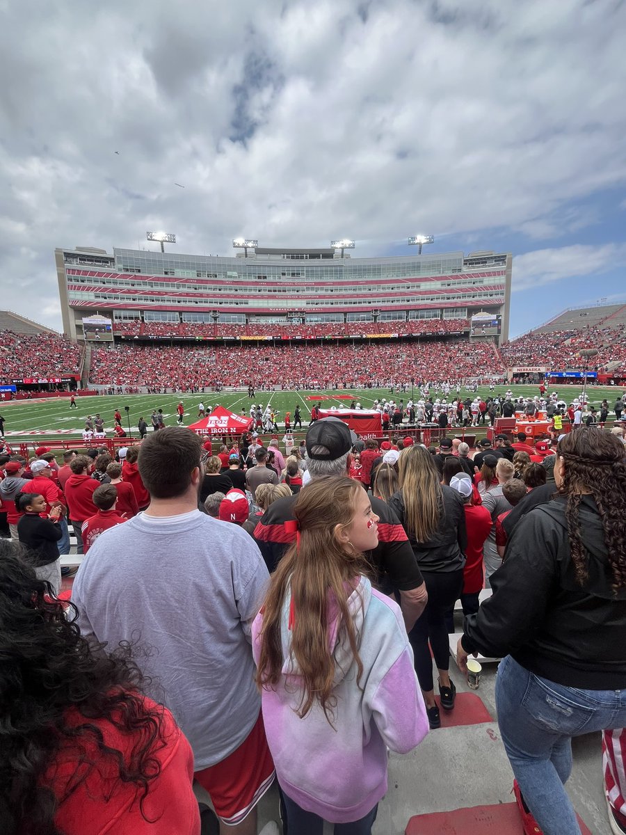 Had an amazing time at the Nebraska spring game, hope to be back soon! 🌽 #GBR @evancooper2 @Coach_Satt @KyleFisherUNL @CoachJimmyZech @CoachOBrien @BroomfieldFtbl