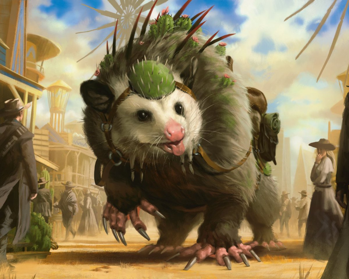 Congratulations! You are now the proud owner of a rambling possum. What would you like to name them? #MTGThunder