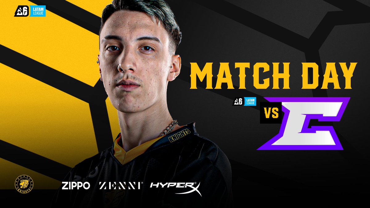 Good Morning... 🇲🇽 Mexico! Ready for Action?? LATAM League 2024 [UB SF] 🆚 @eTeamCruelty ⏰ 6 PM EST #KnightsR6 x #BR6LATAM