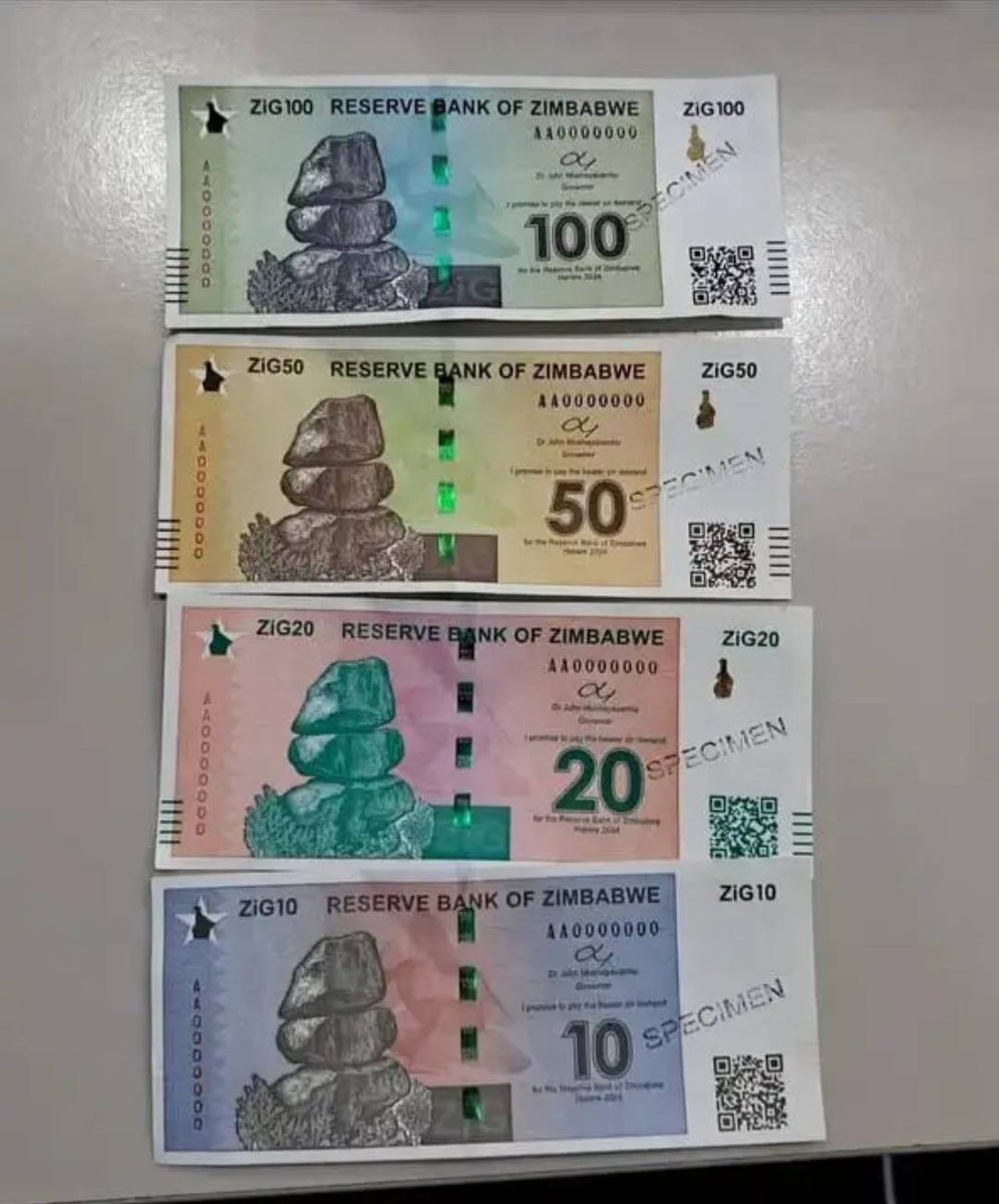 AfricanHub_'s tweet photo. Zimbabwe's 🇿🇼 new currency "ZIG" which is trading at $1 = 13 ZIG =Zimbabwe Gold.

ZIG is stronger than the Rand when rated against the US dollar.

Your comments on this ... https://t.co/mxDHe3tYuN