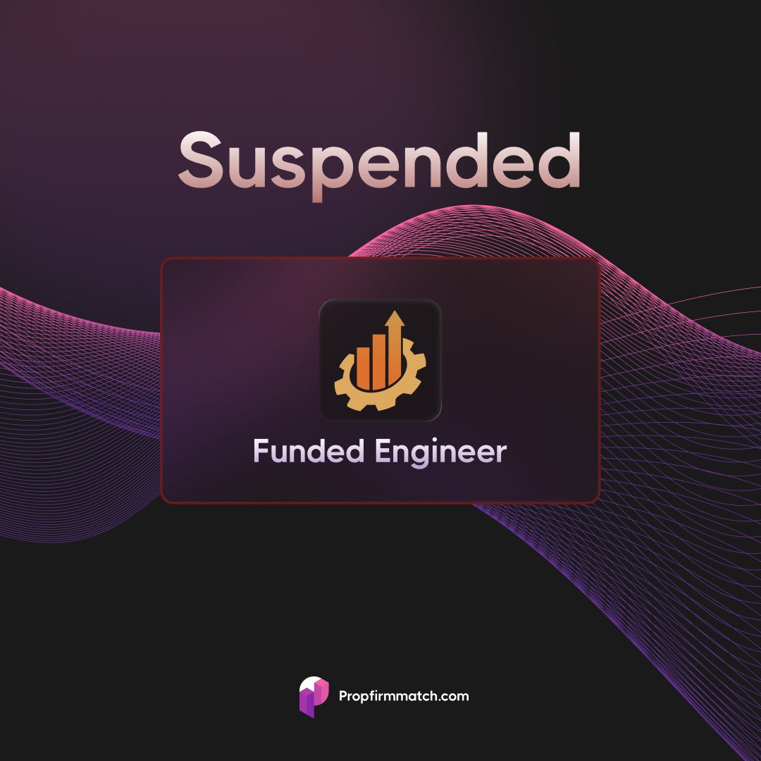 Funded Engineer has been suspended from Propfirmmatch.com. Today, the firm announced that all funded accounts from challenges purchased before the migration on February 7 will be compromised, only offering them a Phase 1 account as a replacement. New accounts bought after