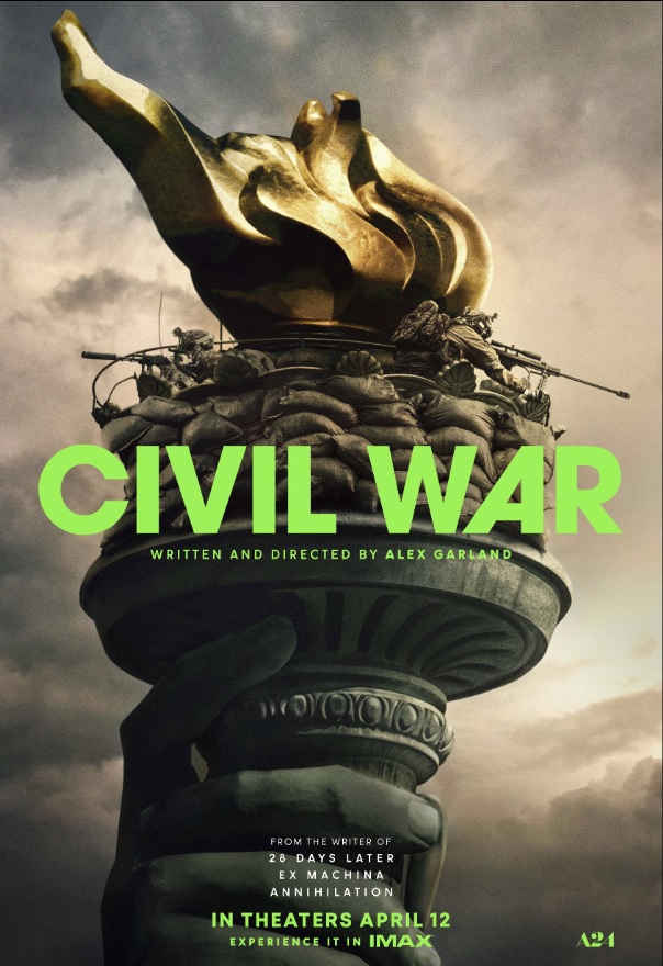 The Civil War, a shocking but surreal look at one of America's possible near futures. Listen to our #SpoilerFree review hesaidshesaidmovies.com/266 #civilwar2024 #TheCivilWarMovie #MovieReview #Podcast #FilmTwitter #FilmX