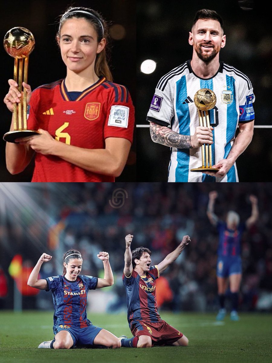 From shining at Barcelona to becoming the world’s best Leo Messi and Aitana Bonmatí