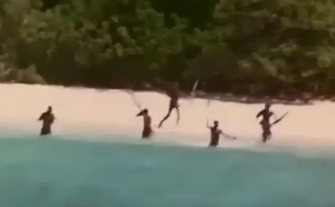 In 1981, a cargo ship called the Primrose ran aground off the coast of North Sentinel Island. After a few days of waiting for a passing ship to rescue them, the Primrose crew members noticed that a group of Sentinelese tribesmen were building boats on the beach and were preparing