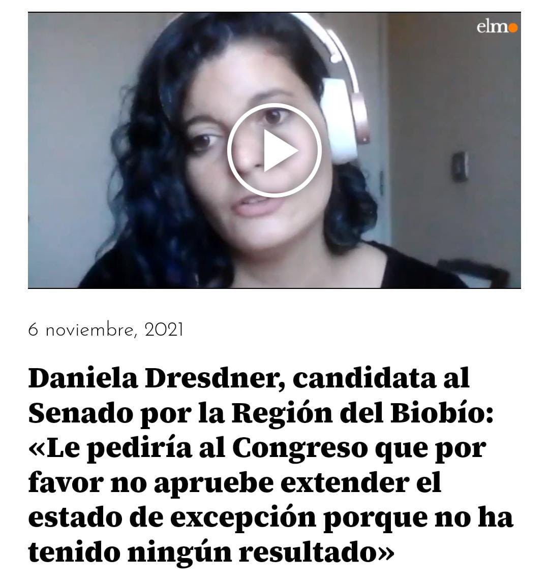 Francesca Parodi (@franparodi) on Twitter photo Es al menos paradójico que la encargada de seguridad de la región del Biobio <a href="/dani_dresdner/">Daniela Dresdner</a> no crea, y nunca ha creído, en los estados de excepción constitucionales. Que seguridad puede dar ella, a el terrorismo que se vive en la zona. Es al menos paradójico que la encargada de seguridad de la región del Biobio <a href="/dani_dresdner/">Daniela Dresdner</a> no crea, y nunca ha creído, en los estados de excepción constitucionales. Que seguridad puede dar ella, a el terrorismo que se vive en la zona.