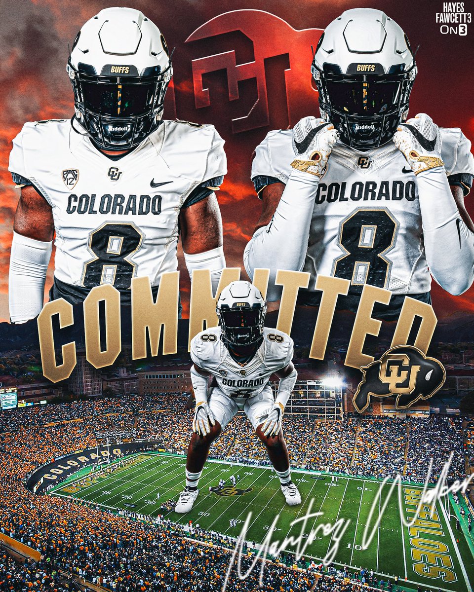 BREAKING: Class of 2025 LB Mantrez Walker has Committed to Colorado, he tells me for @on3recruits The 5’11 220 LB from Buford, GA chose the Buffaloes over Miami, Ole Miss, & Stanford “I’m coming….CU is getting the hardest hitting backer in the nation & I’m bringing a dominant…