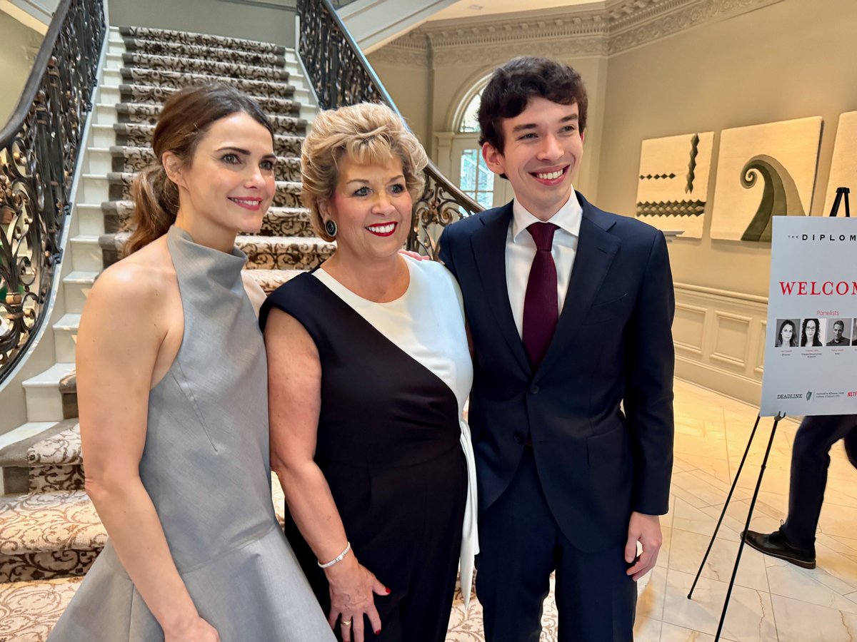 Deadline Hollywood and The Ambassador of Ireland Geraldine Bryne Nason hosted a WHCA breakfast and celebration with Netflix's 'The Diplomat' with stars Keri Russell and Rufus Sewell and a discussion moderated by Deadline Hollywood and Political Editor Ted Johnson Spotted: Tammy