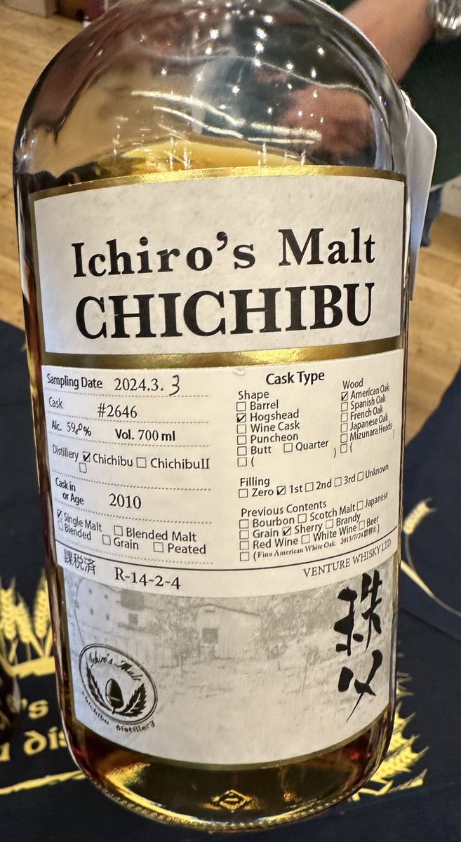 Another excellent day @whiskyfair #limburg😎😎 and again another fab @chichibuwhisky #singlemalt #japanese #whisky fino sherry
Just wow 😋😎
As every year, just outstanding. Too sad that there are only drams not bottles on sale (good for the wallet though😉) 8,5 out of 10😎great!