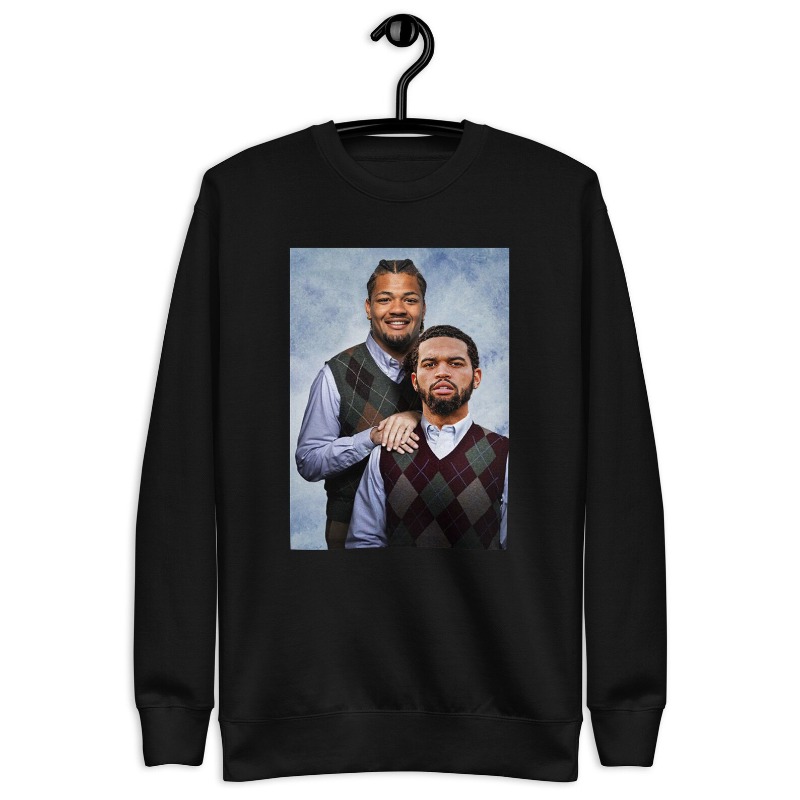 ChicagoBearsBot's tweet photo. Caleb Williams x Rome Odunze | Step Brothers

ORDER NOW | #NFLDraft2024
