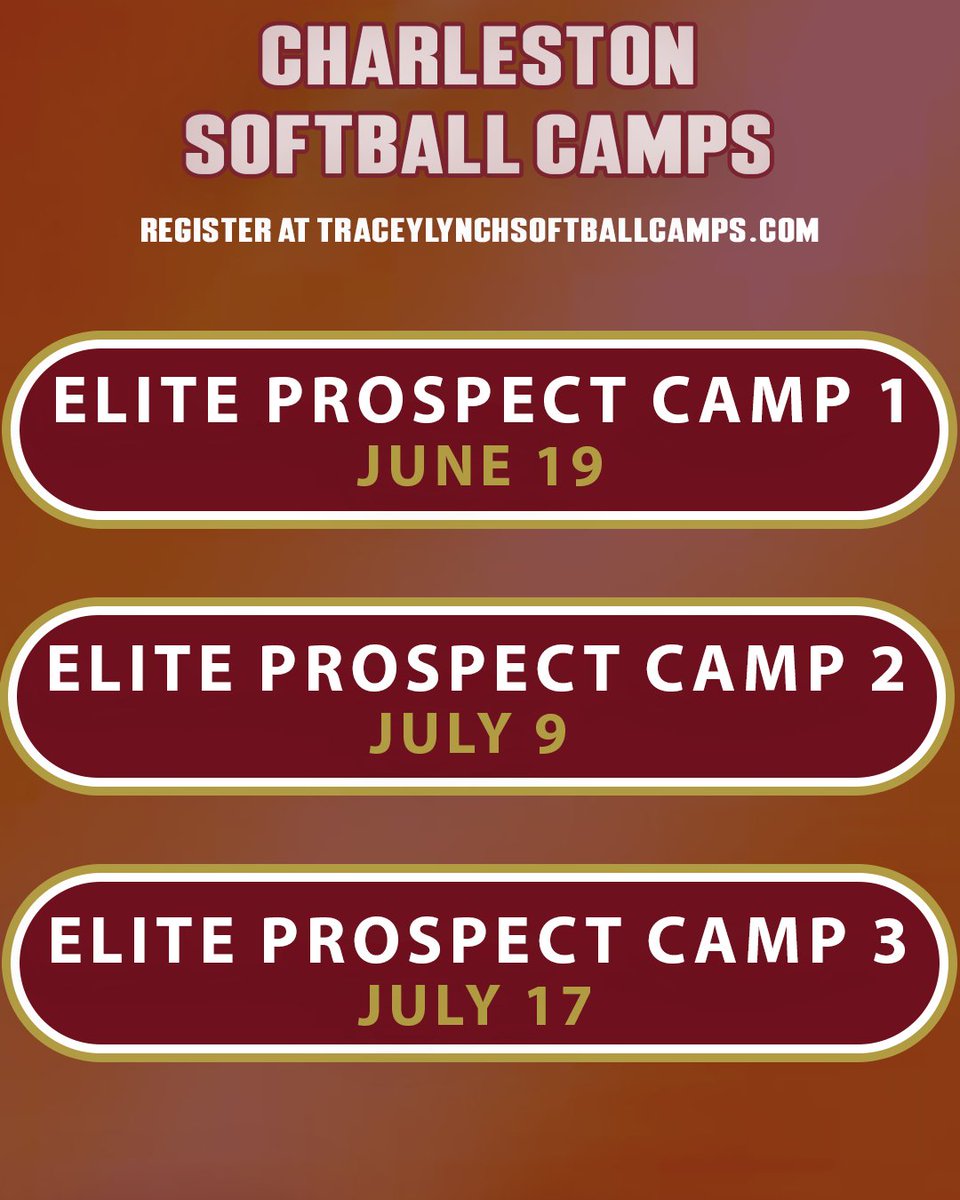 Register now for our elite camps this summer! #TheCollege 🌴🥎