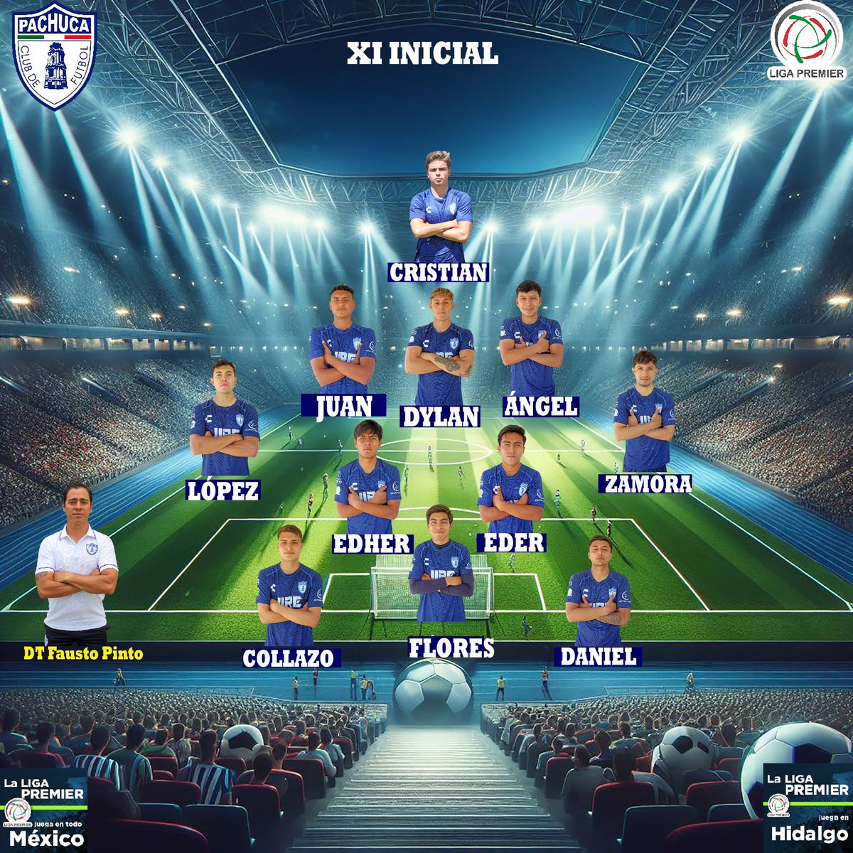 🟦ALINEACIÓN⬜️

⚽️ Aguacateros vs Pachuca Premier
🥅 Vuelta cuartos de final

#PachucaPremier #laligapremierjuegaentodoméxico #LigaPremierFMF @LigaPremierFMF  <a href="/adictosala_p/">Adictos a la Premier Mx</a>