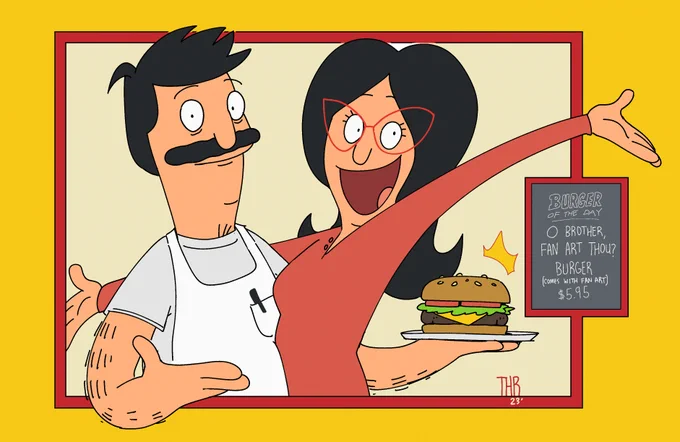 Watched the Bob's Burgers Movie (again) and wanted to post my BB art.  I should have way more, tbh. 
