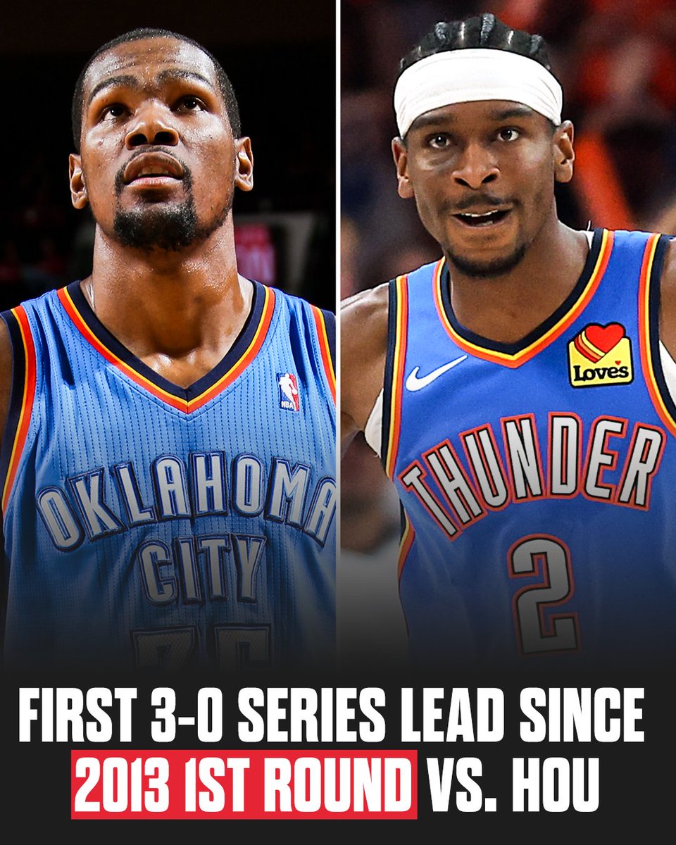 OKC is one win away from moving on to the second round for the first time since 2016 🙌