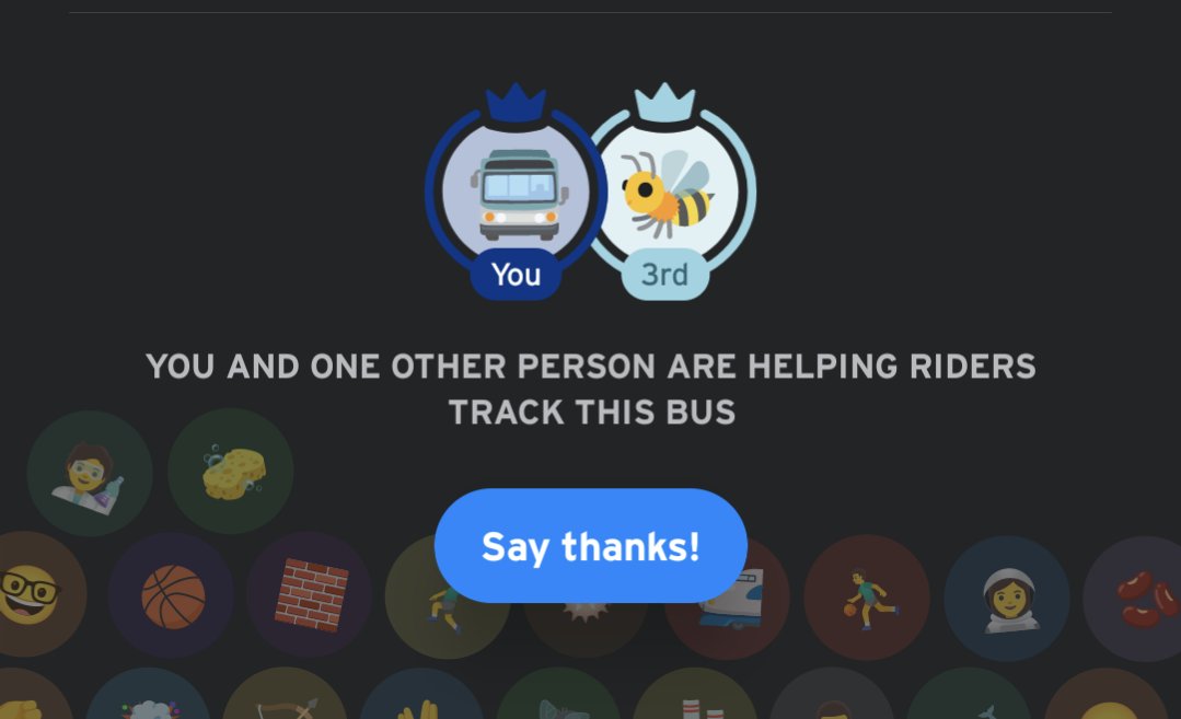 I see you, beeswax karate! <a href="/transitapp/">Transit</a>