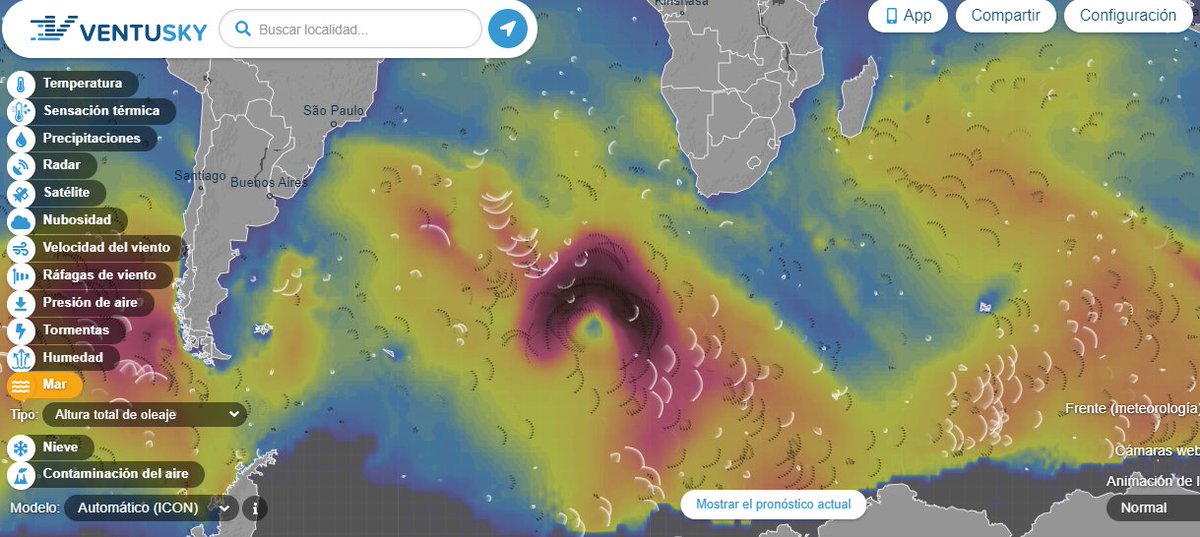 #GRANANOMALIA OTRA VEZ EN EL #OCEANOATLANTICO , FUE ESTE 25 DE ABRIL 2024. QUE ES ESE GRAN OBJETO QUE OCASIONA CADA VEZ OLEAJES DE 25 METROS DE ALTURA ??