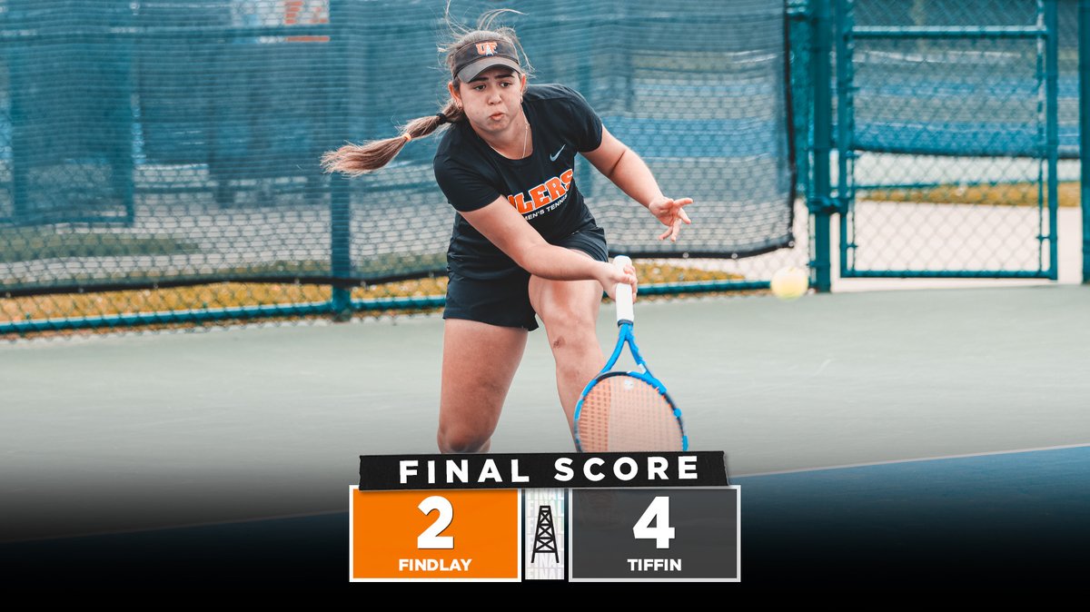 The women's tennis team comes up short of Tiffin in the Great Midwest Tennis Championship. 🎾: findlayoilers.com/news/2024/4/27…