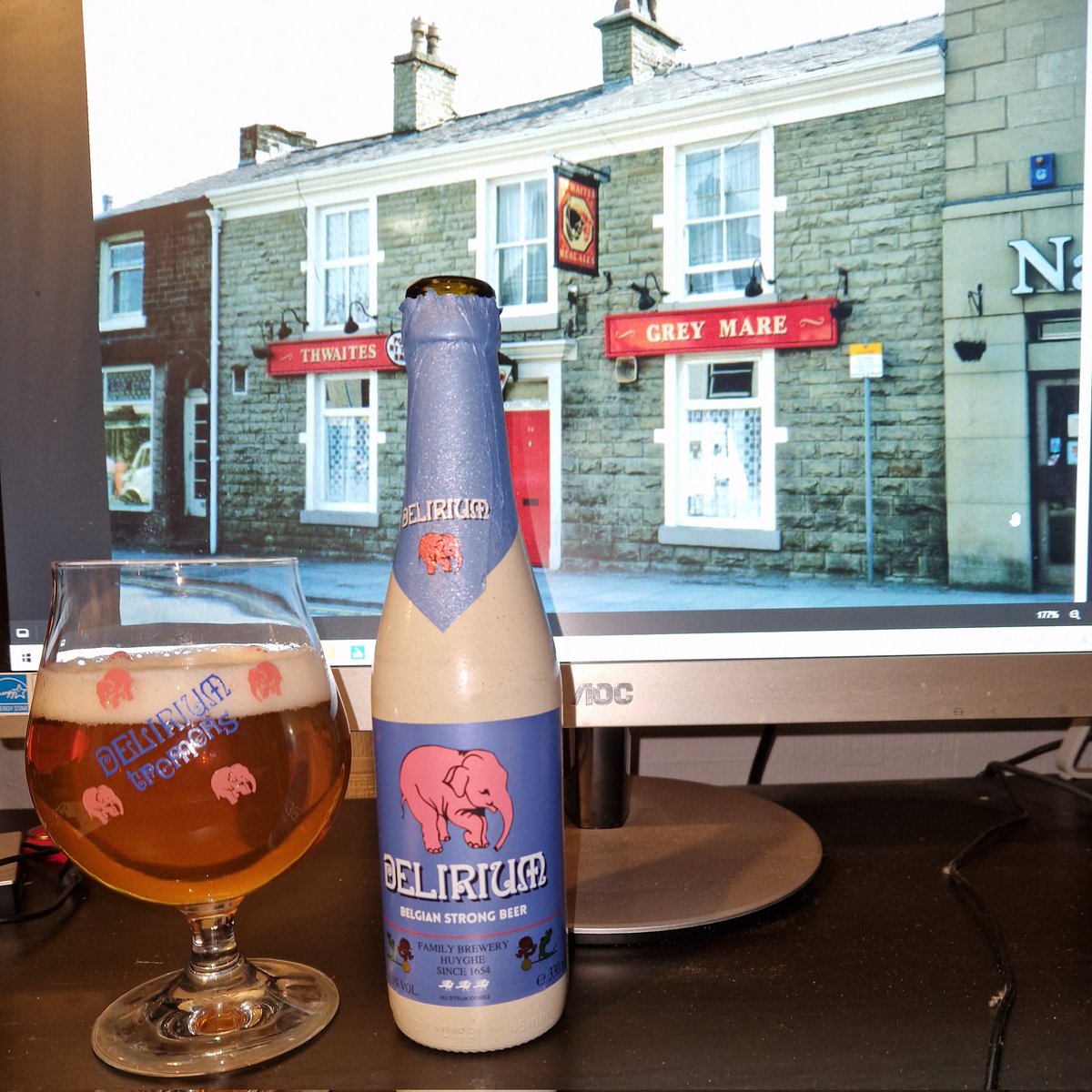 Huyghe, Delirium Tremens... and the Grey Mare in Ramsbottom.