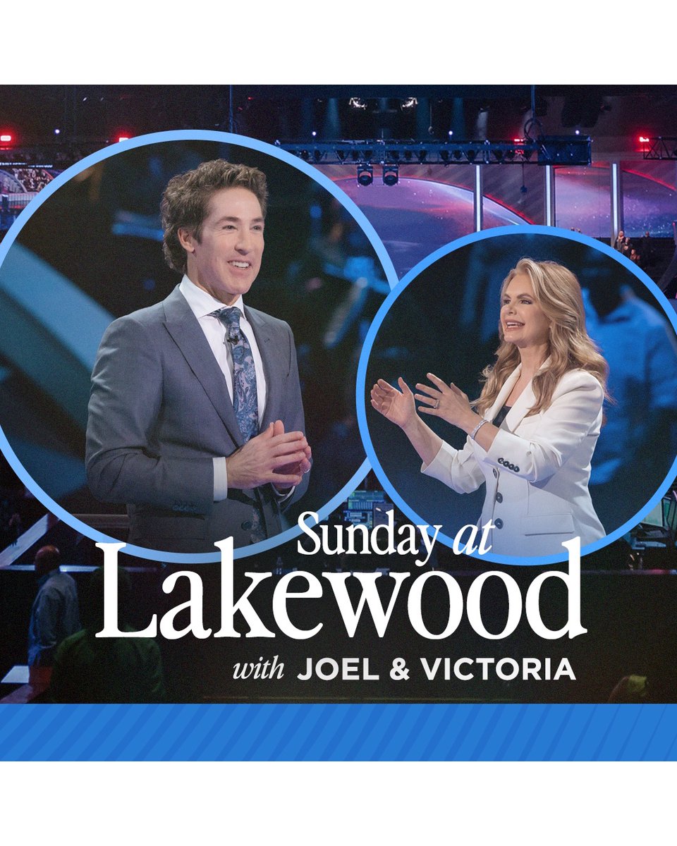 Stir up your faith this weekend with praise, worship, and a hope-filled message from Joel. God has everything in control, and He did not bring us this far to leave us where we are.
 
SUNDAY 8:15AM, 11AM, 7PM CT
Listen on @siriusxm chl128 & the @siriusxm app
 
#LakewoodChurch