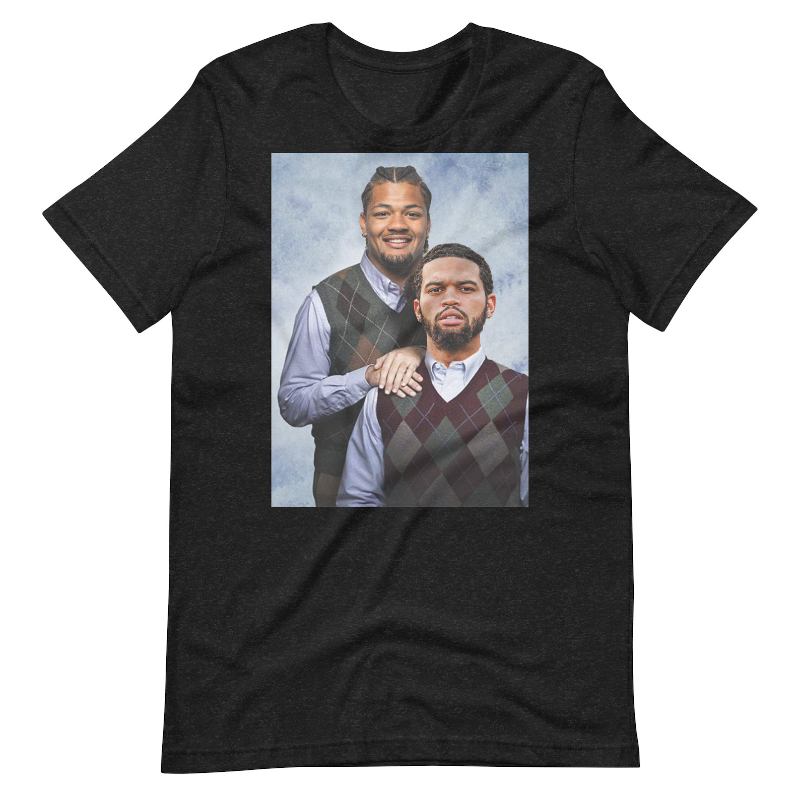 ChicagoBearsBot's tweet photo. Caleb Williams x Rome Odunze | Step Brothers

ORDER NOW | #NFLDraft2024