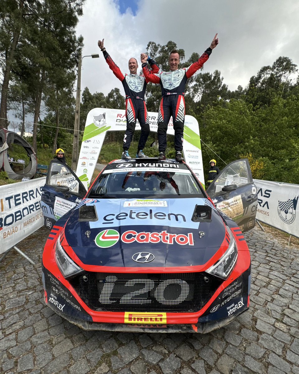 3 out of 3 in Portugal 🇵🇹 for @krismeeke 👏 and top work by @stu_loudon and Hyundai Portugal