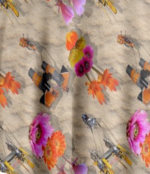 sewverynerdy's tweet photo. What if … podracers … were made of flowers? https://t.co/gewoBOjjaX