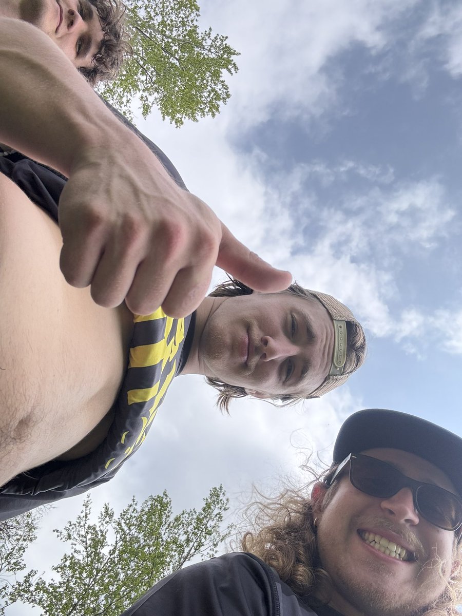 BlaCkatUltimate's tweet photo. Chuck deep shot not complete? Chuck layout D to chuck goal assisted by Reid. 12-7. Here are 2 photos, one with me and Asa and the other with me and Liam (and Liam’s tummy) https://t.co/chSJ0QOvaz
