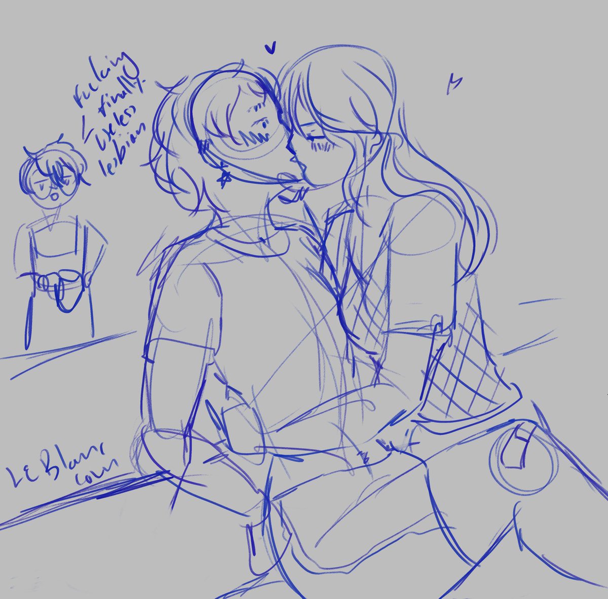 my fave ryugoro dynamic is when they're both girls, both very horny and very mad about it.