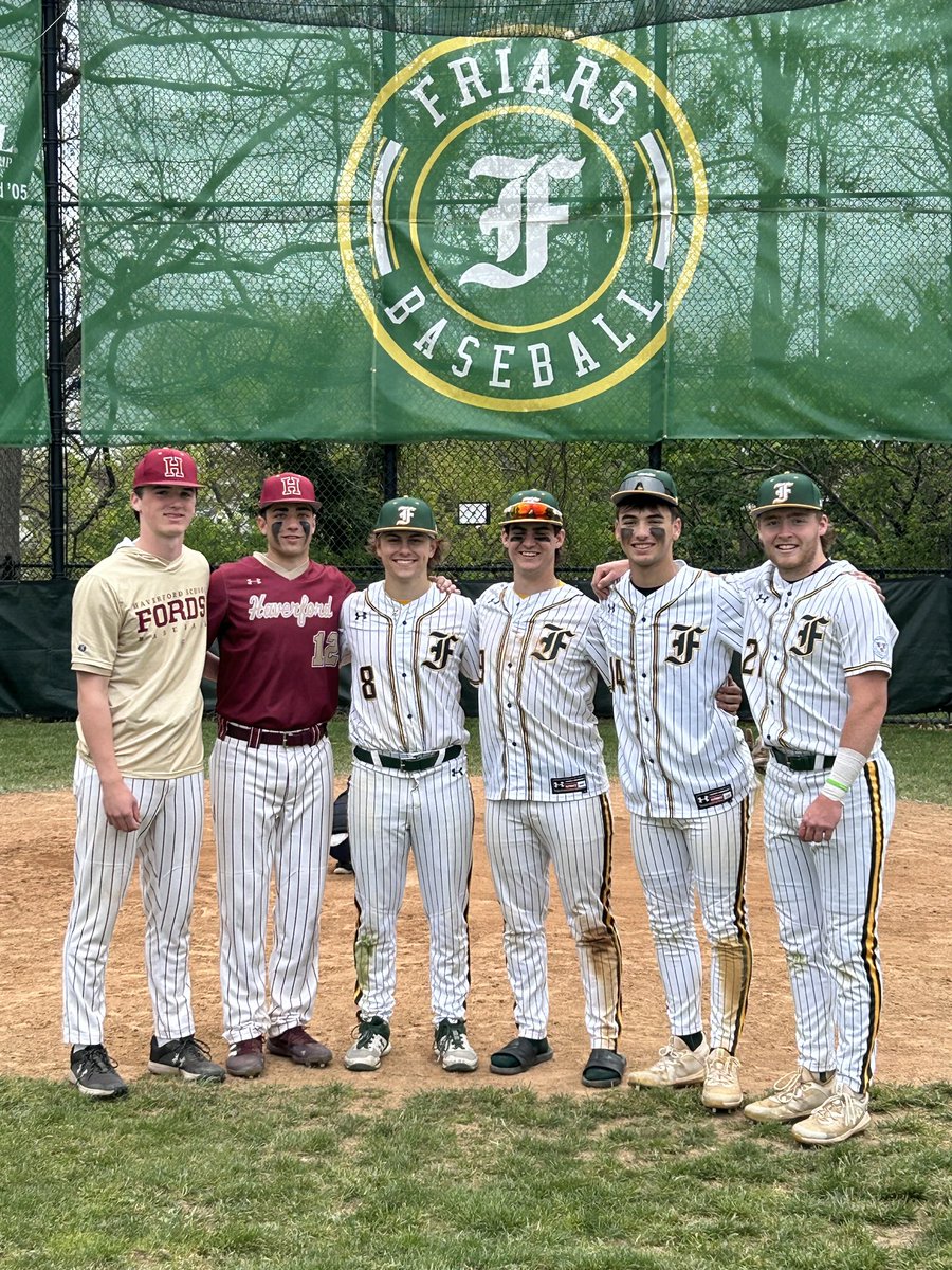 Great shot of 6 Bell Ringer stud alums

(L to R)
Kevin Reavey (Army)
Connor Scanlan (Fairfield)
Irv Fisher (Wingate)
Quinn Bryan (Wingate)
Harry Carr (Butler)
Austin Cannon (Rider)