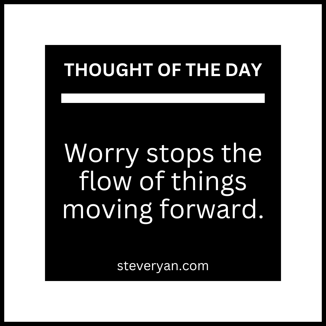 Worrying blocks progress. Stay focused on moving forward! 🌟 
#NoWorries #KeepMovingForward