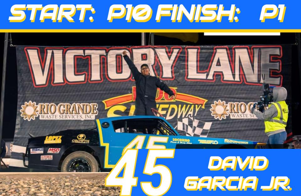 TWO FOR TWO!

Starting further back in the field was not going to deny David of winning his second race this season, allowing him to stay undefeated this season at @vadospeedwaypark .

#BurningRubberPodcast #Motorsports #Autoracing #cars #racecars #dirtracing