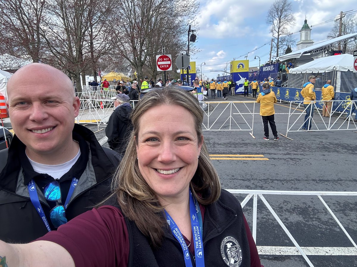 From the starting line to the finish line, our team from Region1 was on hand to support state and local officials with securing this year's @BostonMarathon. Congrats to all who ran and we'll see you out there next year! #Boston128