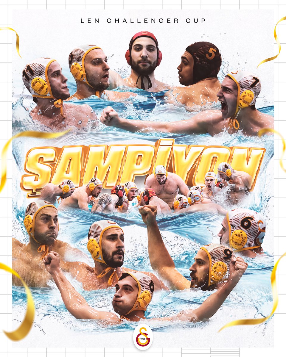🏆 Galatasaray Sutopu Takımımız, LEN Challenger Cup’ta namağlup ŞAMPİYON! 🙌🇹🇷

Maç sonucu: AVK Triglav Kranj 13-19 Galatasaray (Seri sonucu: 0-2) 👏

#LenChallengerCup