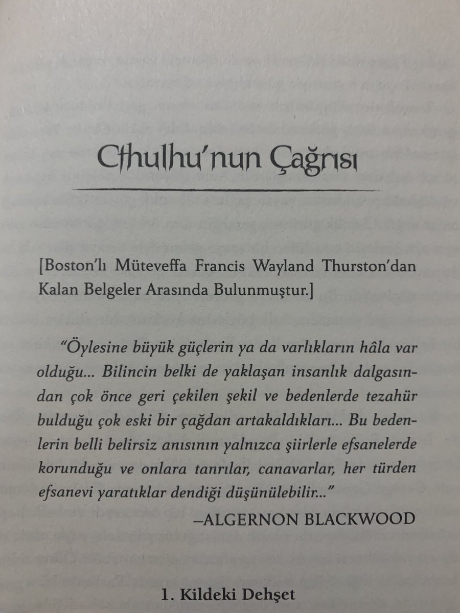 Darkside girişi için gayet uygun. Yarıda bırakılmıştı. H.P. Lovecraft Cthulhu’nun Çağrısı. 🫠🌑